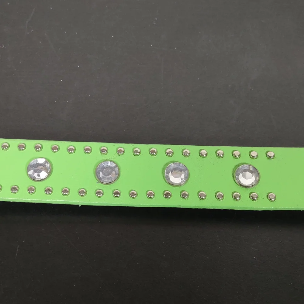 Nocona Green Leather Belt
